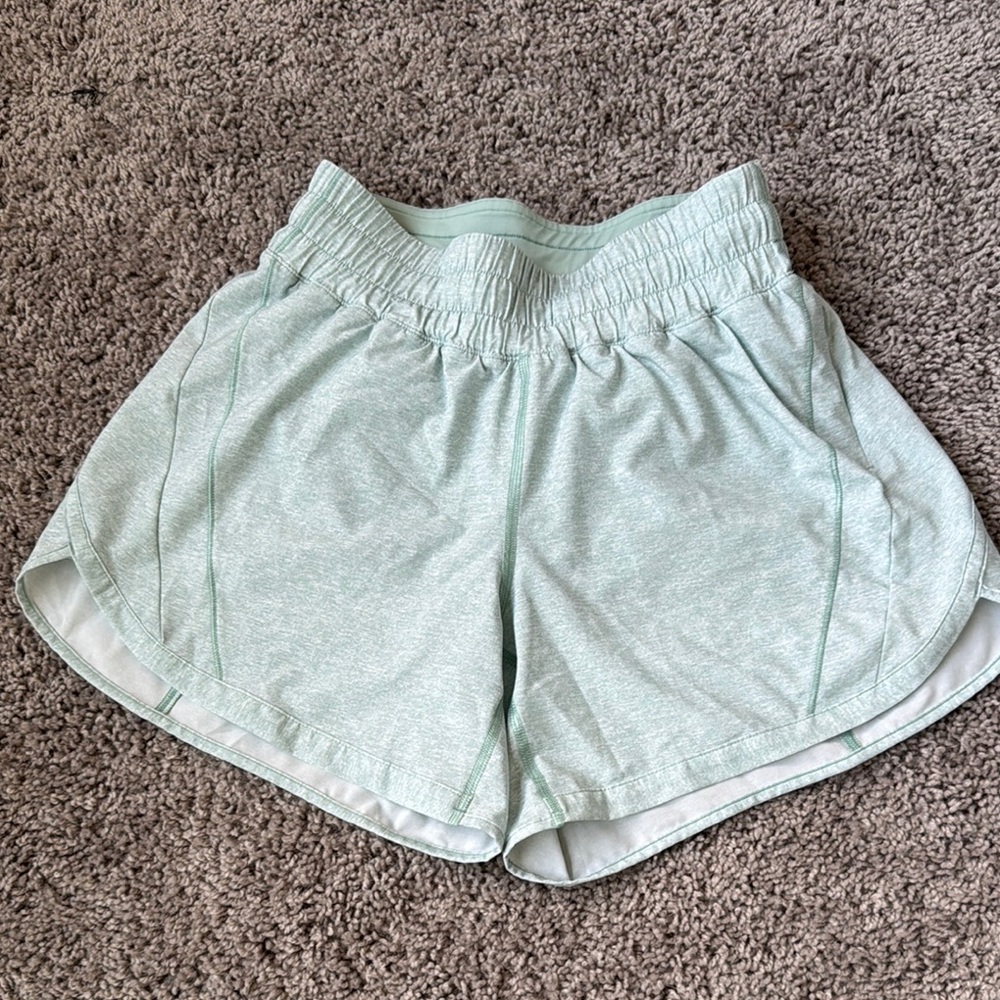 Lululemon Mint Green Athletic Shorts